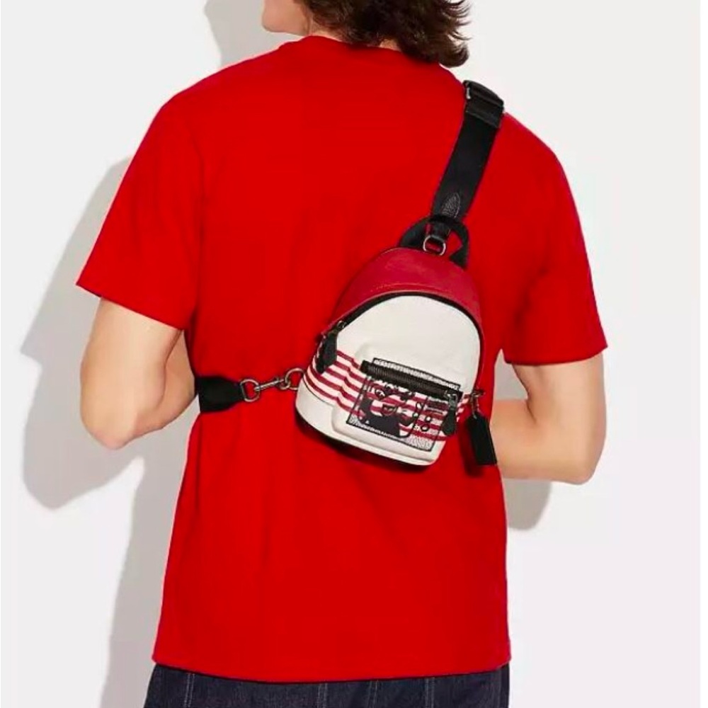 Disney Mickey Mouse X Keith Haring Small
West Backpack Crossbody - Picture 11 of 12